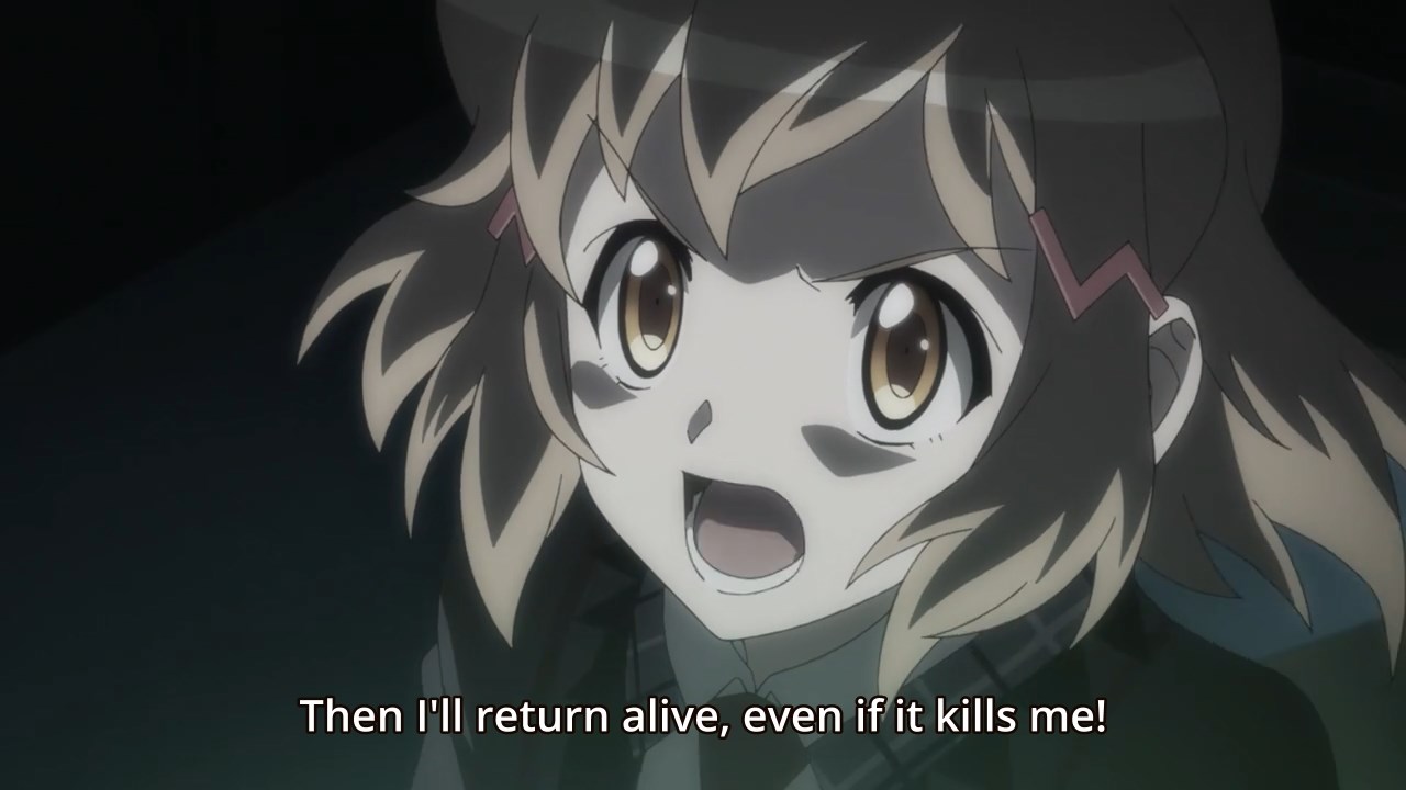 Hibiki: I'll return alive, even if it kills me!